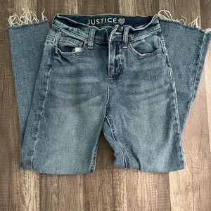 Medium Wash Ripped Jeans Size:10